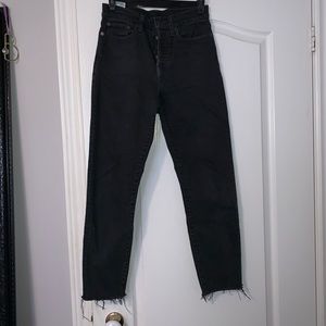 Levi’s Wedgie Fit Denim - Washed Black